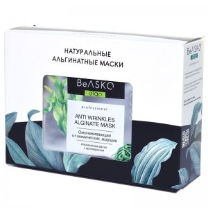 Альгинатная омолаживающая маска от мимических морщин с аргилерином / Anti Wrinkles Alginate Mask, BeASKO - 6*30 гр