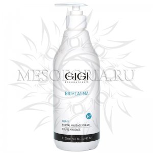 Омолаживающий массажный крем / Revival Massage Cream, Bioplasma, GiGi (Джи Джи) - 500 мл