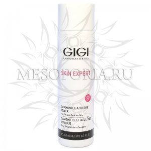 Тоник Азуленовый для чувствительной кожи / Chamomile Azulene Toner, Outserial, GiGi (Джи Джи) - 250 мл