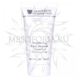 Очищающая эмульсия для сияния и свежести кожи / Brightening Face Cleanser, Demanding skin, Janssen Cosmetics (Янсен косметика), 30 мл