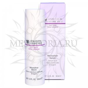 Сыворотка с антибактериальным действием / Microsilver Serum, Oily Skin, Janssen Cosmetics (Янсен косметика), 30 мл