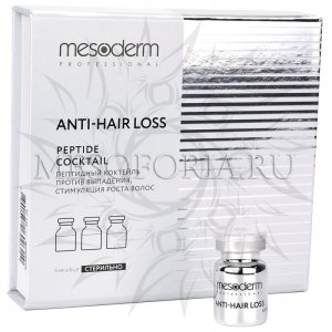 Пептидный коктейль под дермапен против выпадение, стимуляция роста волос / Anti Hair Loss, Mesoderm (Мезодерм), 4 мл х 6 шт