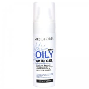 Oily Skin Gel / Гель для жирной и проблемной кожи с гиалуроновой кислотой и серой, Mesoforia (Мезофория) - 30 мл