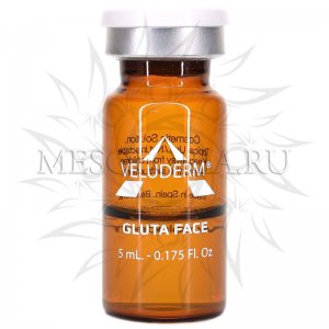 Veluderm (Велюдерм) Gluta Face (Revital Peptide 1500 - 3D эффект биоревитализации и отбеливания), 5 мл