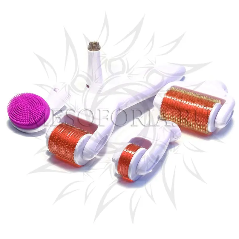 Dermaroller Dr.Mezo System 6 in 1 (720 игл, 1200 игл, 300 игл, 12 игл)