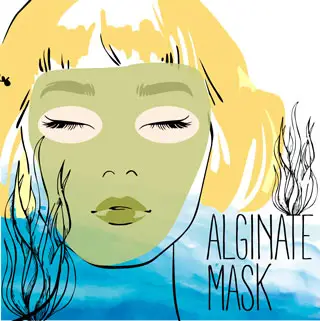 Альгинатная маска для лица