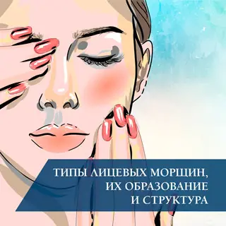 Типы лицевых морщин, их образование и структура