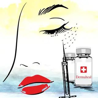 Блефаропластика косметикой Dermaheal