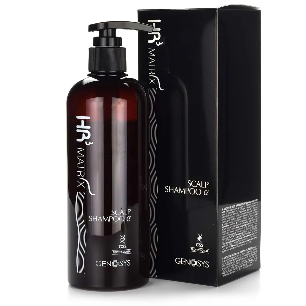 Шампунь от выпадения волос / HR3 MATRIX Scalp & Hair Shampoo α, Genosys (Генозис) - 300 мл