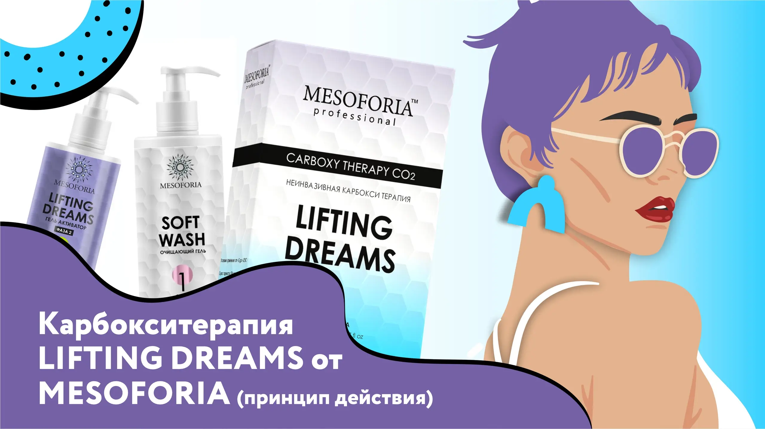 Карбокситерапия LIFTING DREAMS от MESOFORIA: принцип действия, активные компоненты
