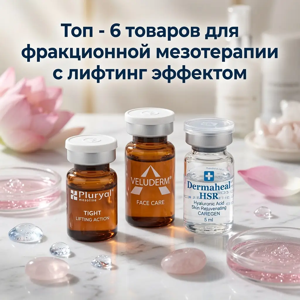 Топ - 6 товаров для фракционной мезотерапии с лифтинг эффектом