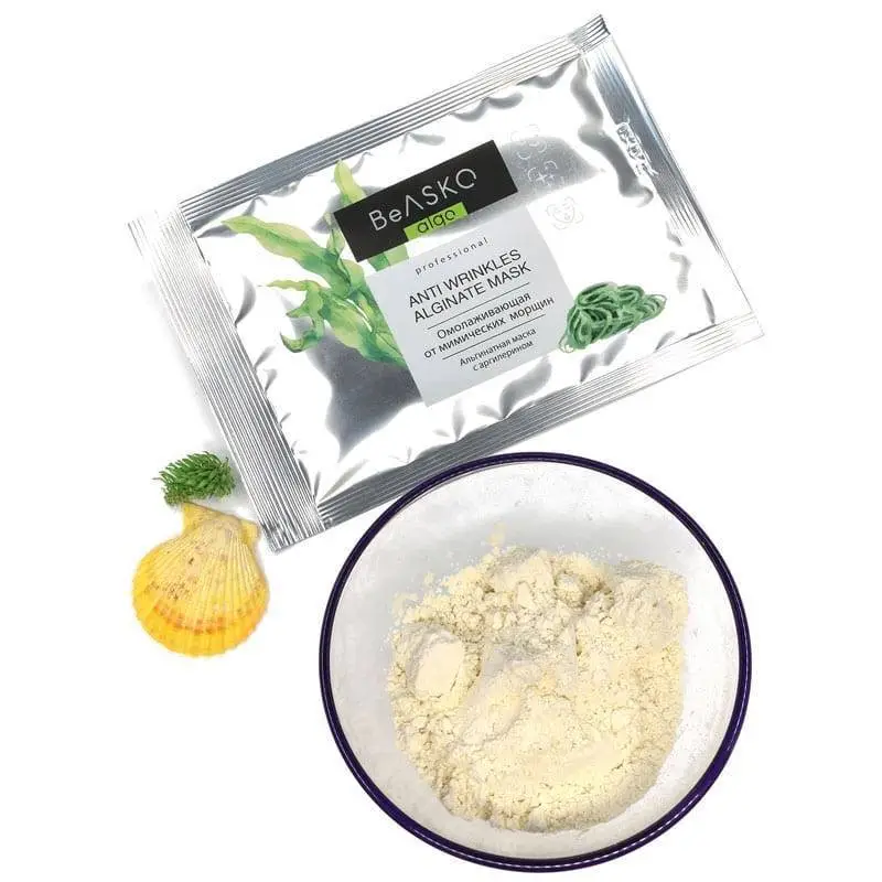 Альгинатная омолаживающая маска от мимических морщин с аргилерином / Anti Wrinkles Alginate Mask, BeASKO - 30 гр Альгинатная омолаживающая маска от мимических морщин с аргилерином / Anti Wrinkles Alginate Mask, BeASKO - 30 гр