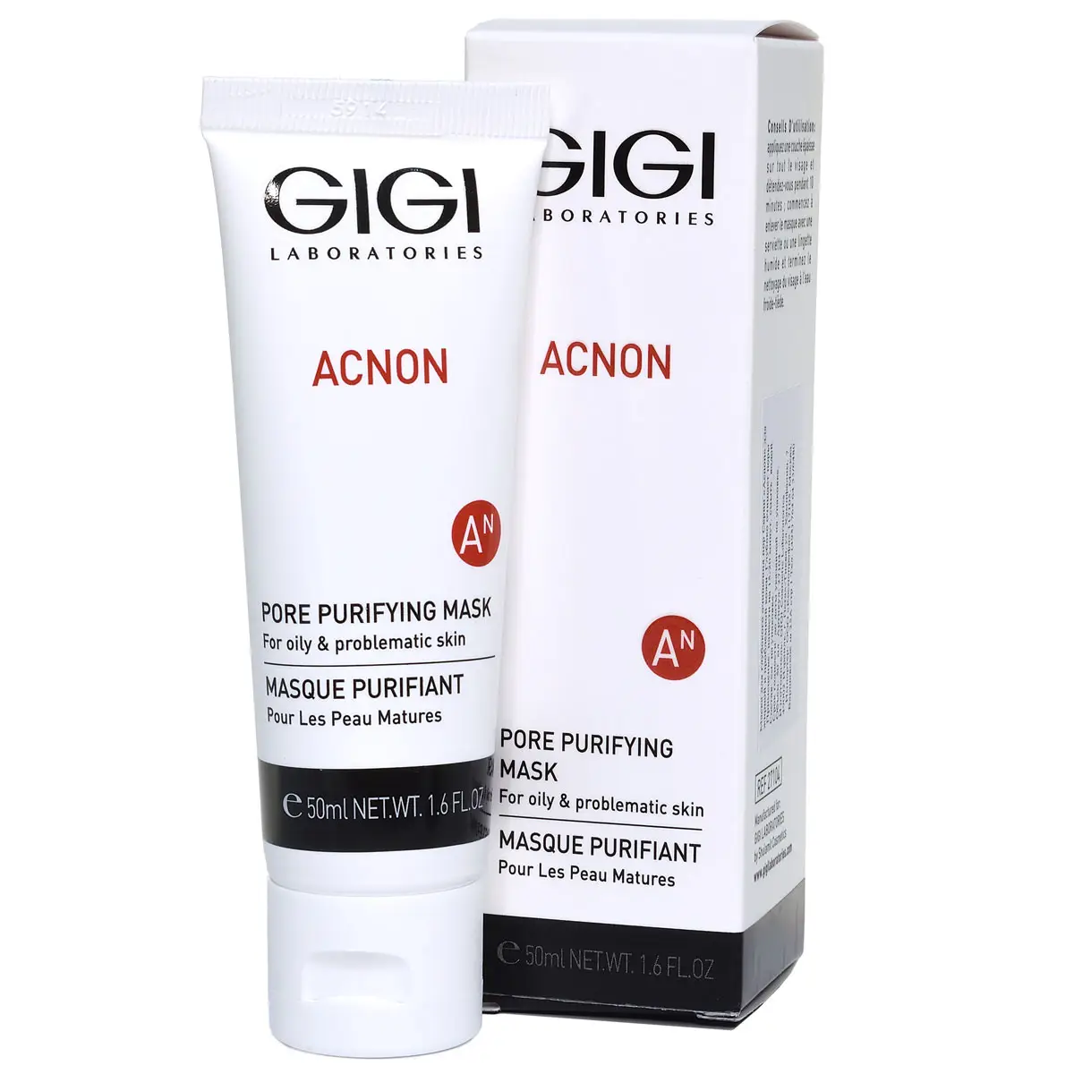 Маска для глубокого очищения пор / Pore Purifying Mask, Acnon, GiGi (Джи Джи) - 50 мл Маска для глубокого очищения пор / Pore Purifying Mask, Acnon, GiGi (Джи Джи) - 50 мл