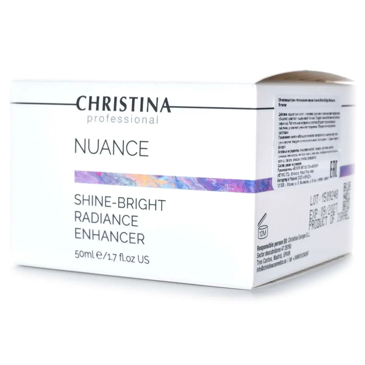 Обновляющий крем «Интенсивное сияние» / Shine Bright Radiance Enhancer, Nuance, Christina (Кристина) - 50 мл