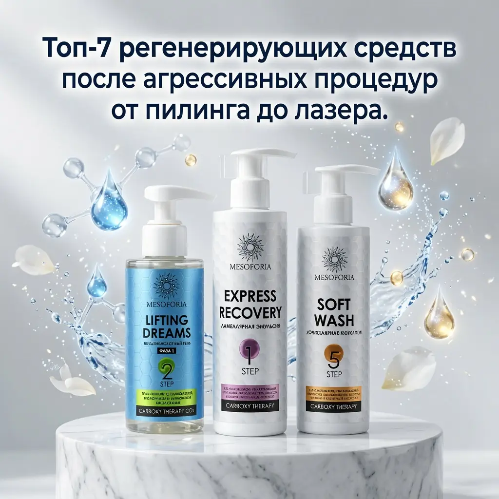 Топ-7 регенерирующих средств после агрессивных процедур: от пилинга до лазера
