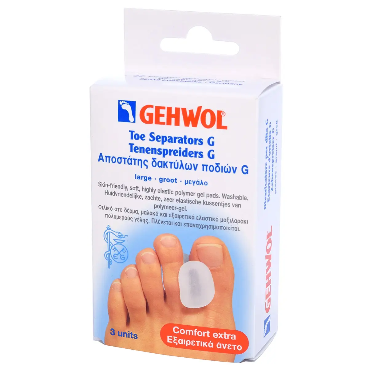 Гель-корректоры G, большие / Toe Separators G large, Gehwol (Геволь), 3 шт Гель-корректоры G, большие / Toe Separators G large, Gehwol (Геволь), 3 шт