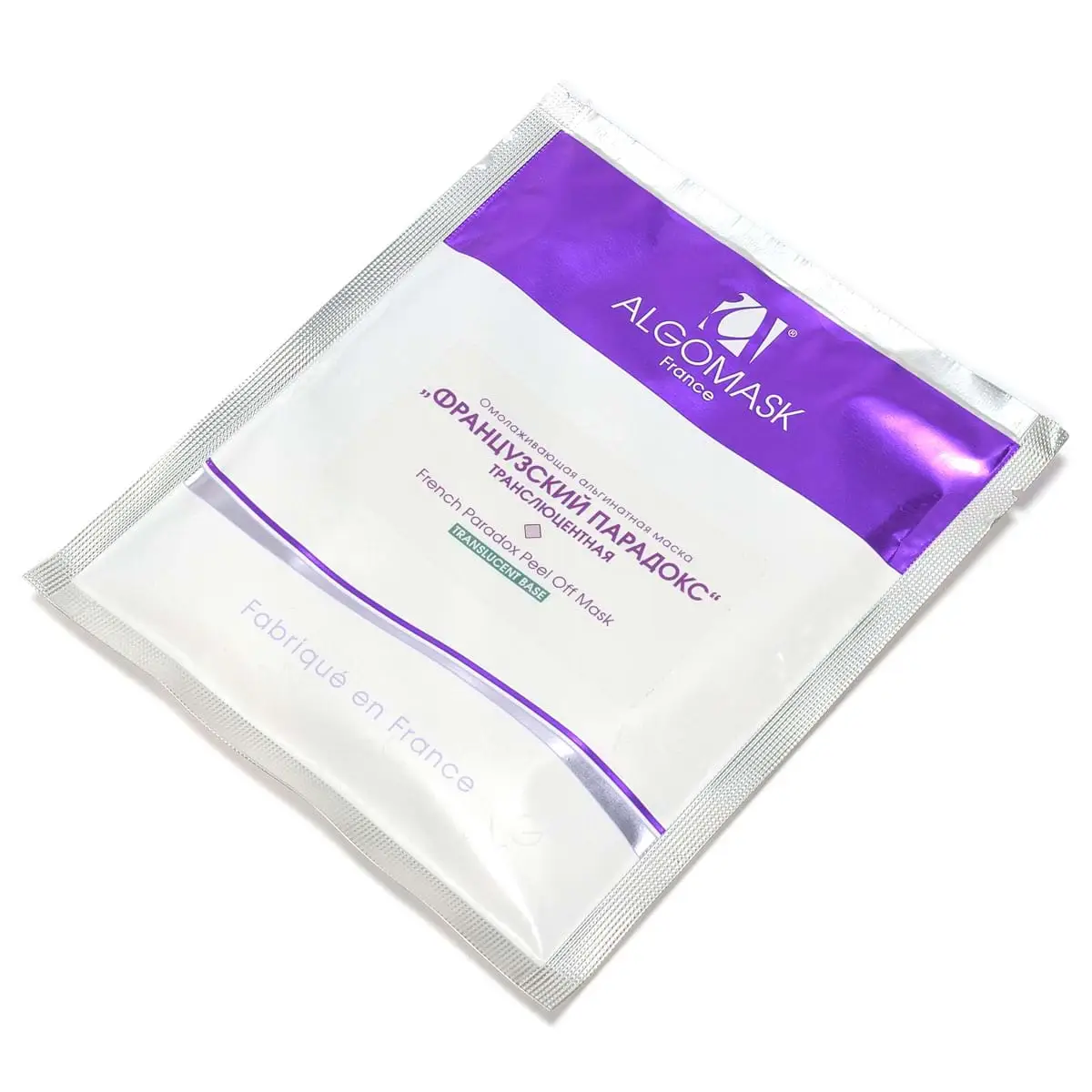 Альгинатная маска для лица омолаживающая Французский Парадокс (транслюцентная), 25 гр Algomask