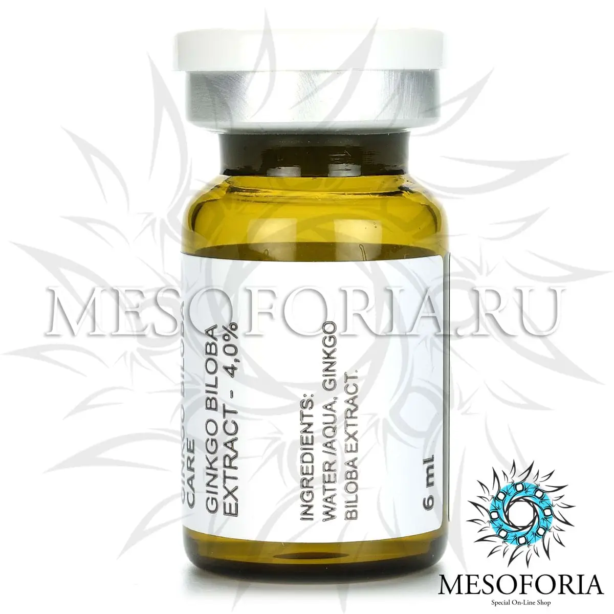 Концентрат с гинкго-билоба (купероз, целлюлит, алопеция) / Ginkgo Biloba Care, Kosmoteros (Космотерос), 6 мл Концентрат с гинкго-билоба (купероз, целлюлит, алопеция) / Ginkgo Biloba Care, Kosmoteros (Космотерос), 6 мл