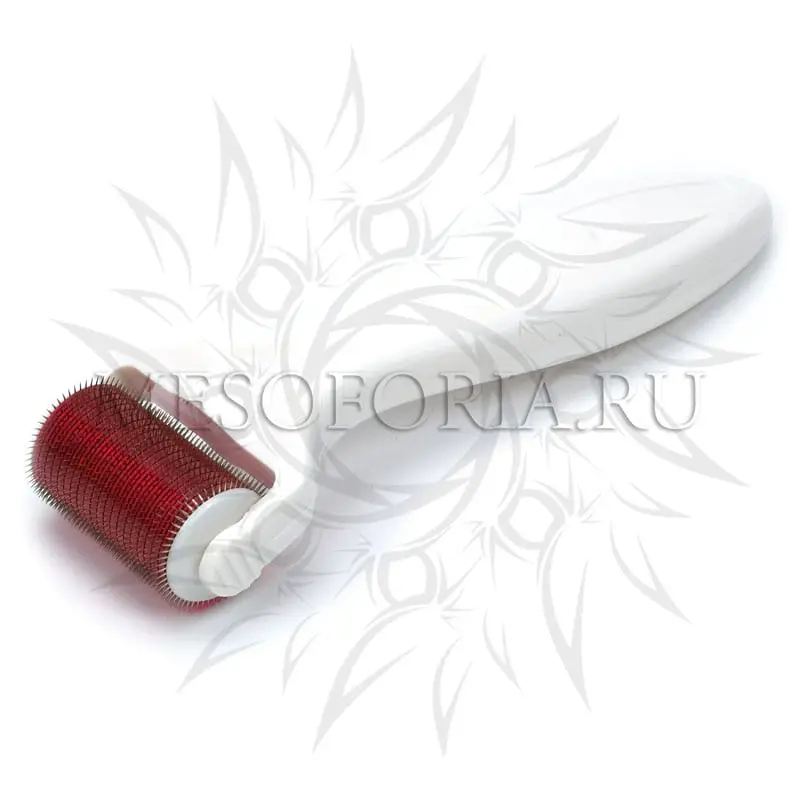 Мезороллер для тела МТ с  титановыми позолоченными иглами, 1080 игл