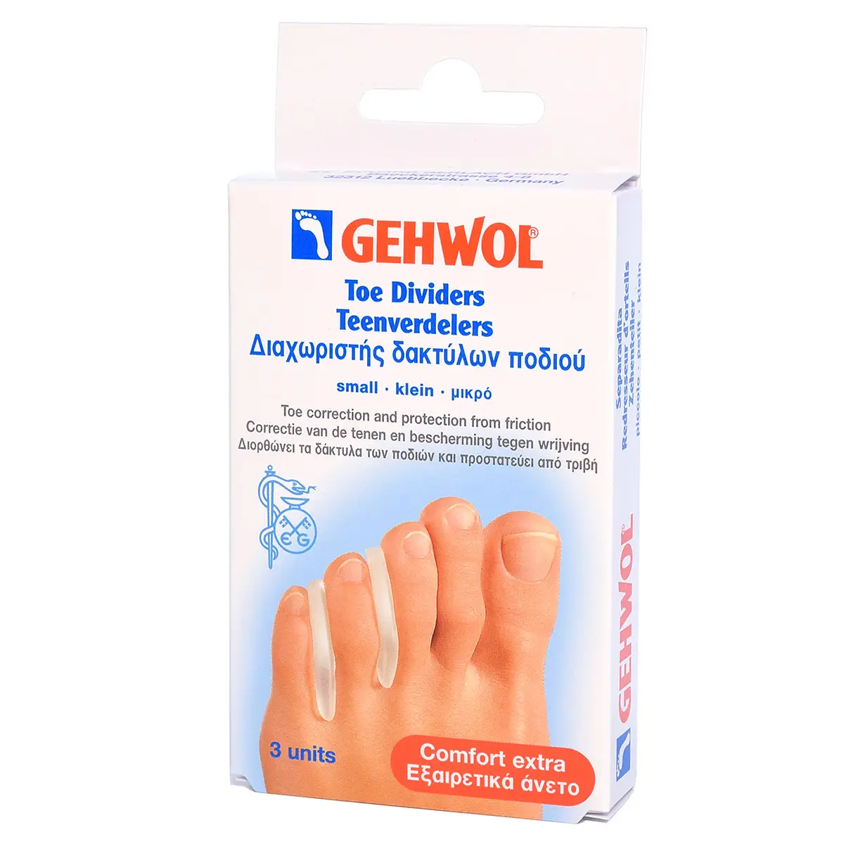 Вкладыши-корректоры для пальцев, маленькие / Toe Dividers small, Gehwol (Геволь), 3 шт Вкладыши-корректоры для пальцев, маленькие / Toe Dividers small, Gehwol (Геволь), 3 шт