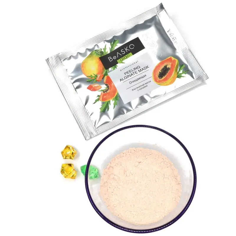 Альгинатная маска очищающая с папаей / Peeling Alginate Mask, BeASKO - 30 гр