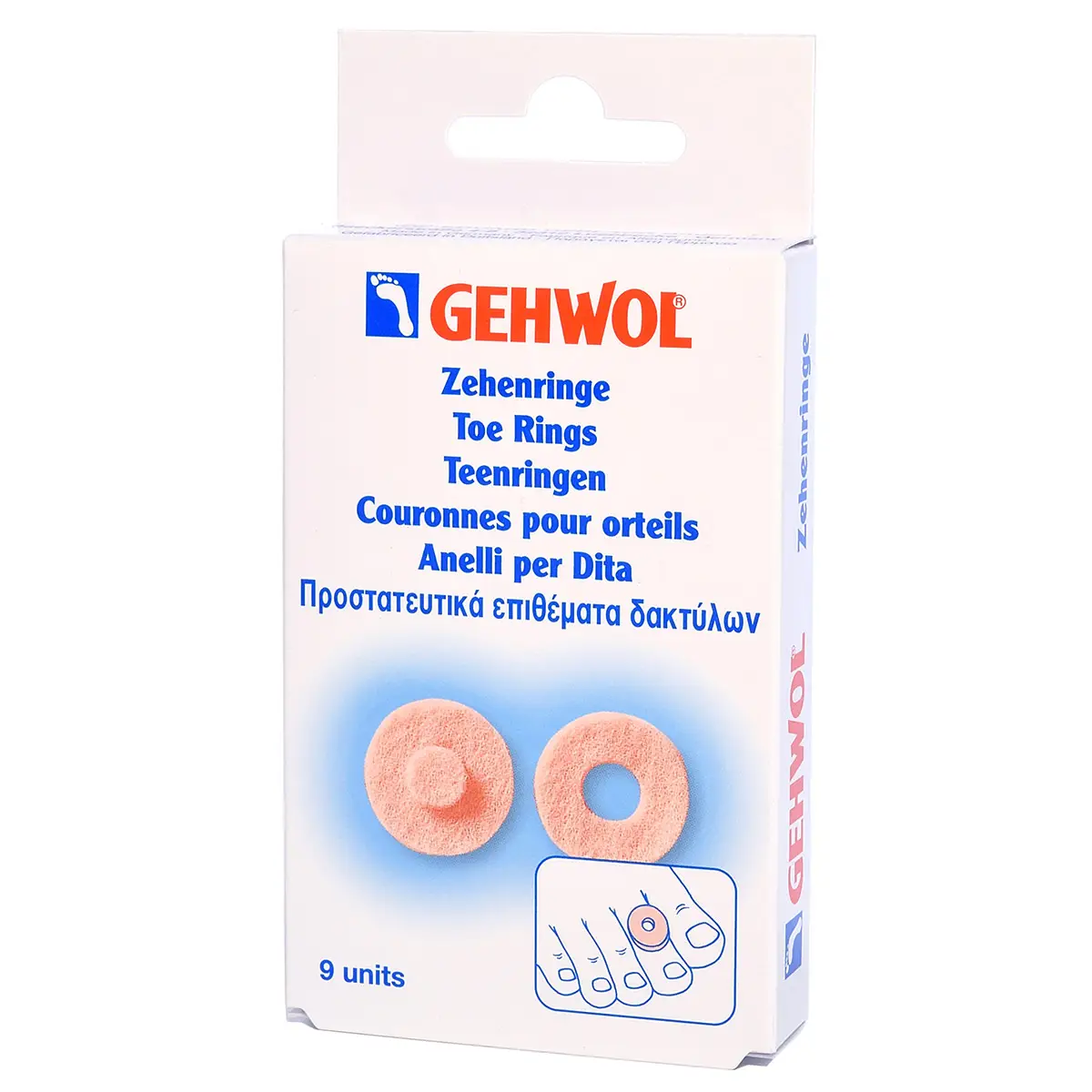 Круглые кольца / Zehenringe Rund, Gehwol (Геволь), 9 шт Круглые кольца / Zehenringe Rund, Gehwol (Геволь), 9 шт