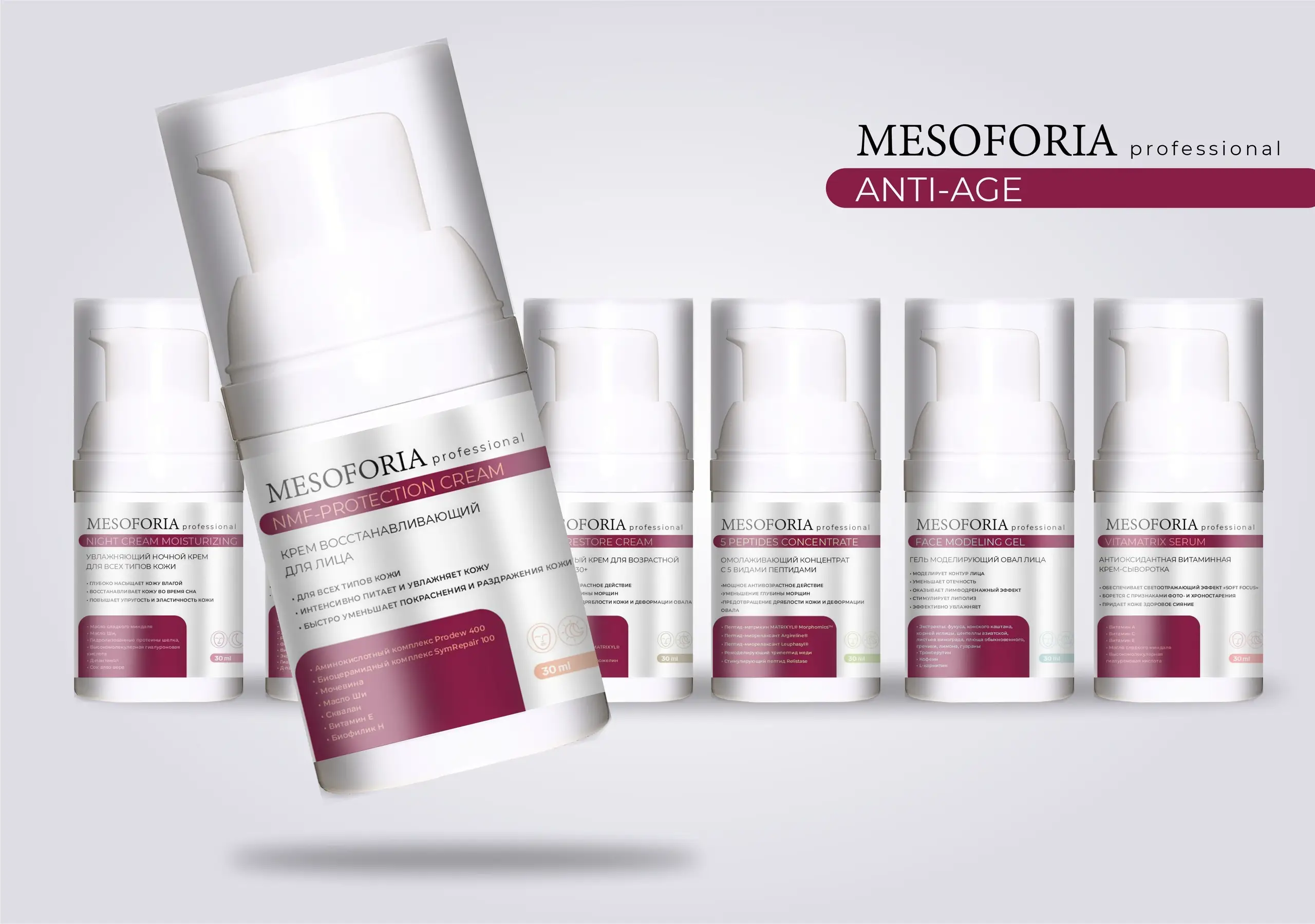 Большое обновление в линейках косметики MESOFORIA!