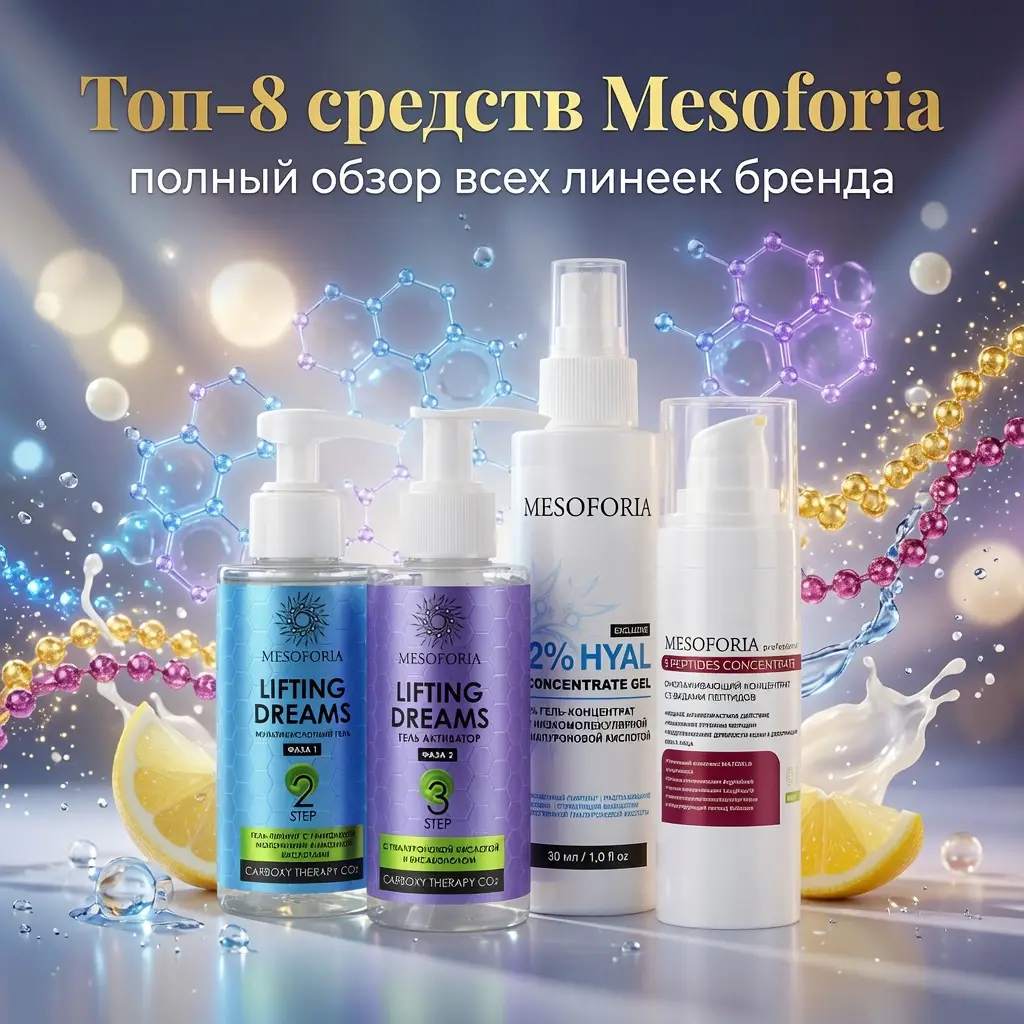 Топ-8 средств Mesoforia: полный обзор всех линеек бренда