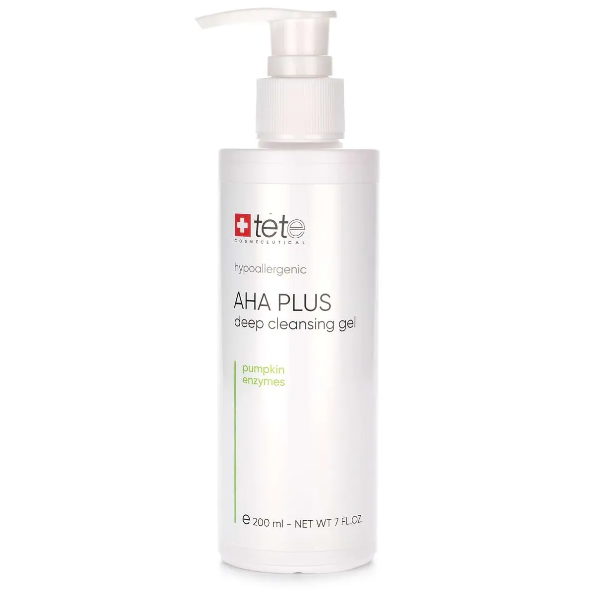 Гель для глубокого очищения с АНА-кислотами и энзимами тыквы / AHA Plus Deep Cleansing Gel, Tete Cosmeceutical - 200 мл Гель для глубокого очищения с АНА-кислотами и энзимами тыквы / AHA Plus Deep Cleansing Gel, Tete Cosmeceutical - 200 мл