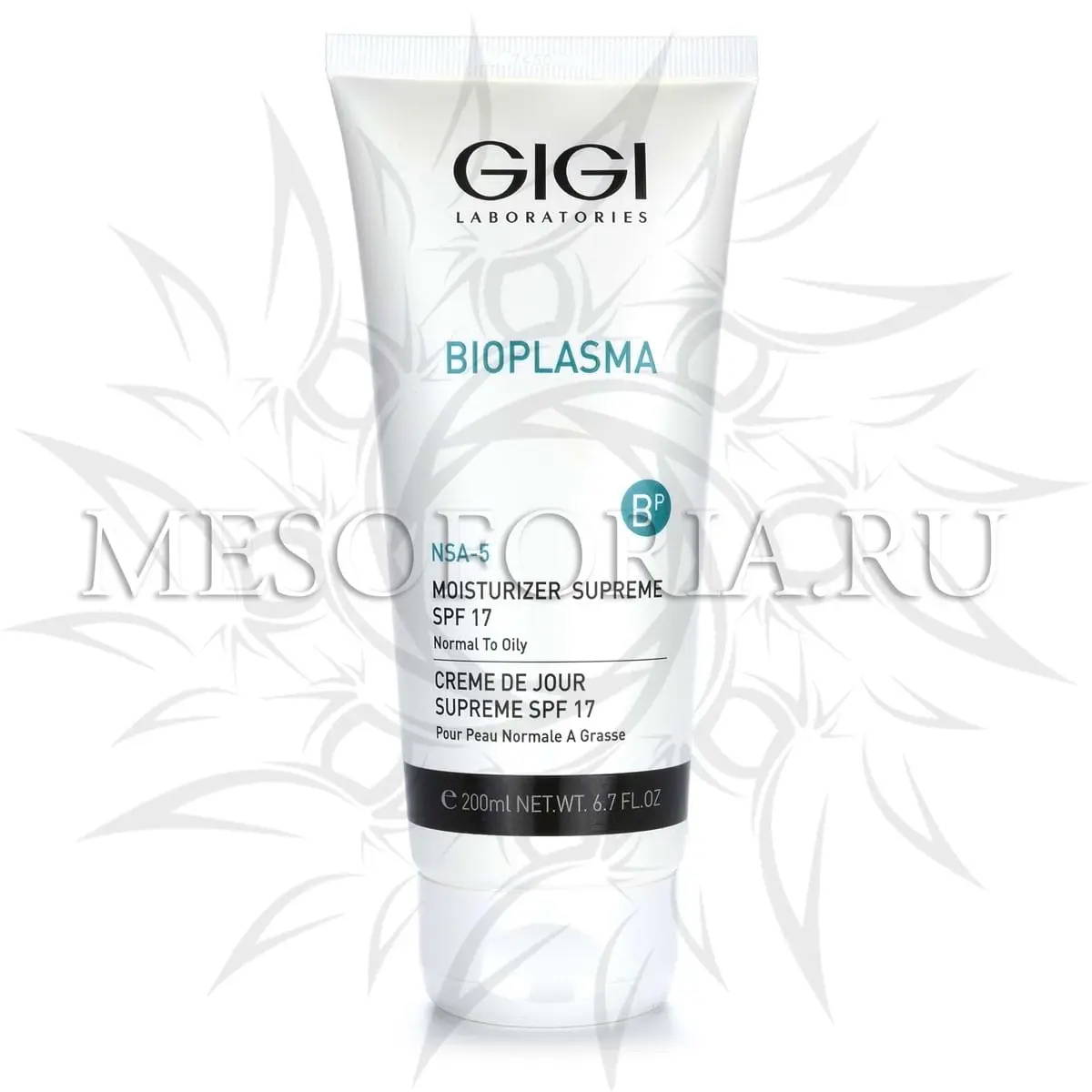 Крем увлажняющий для нормальной и жирной кожи / Moisturizer Supreme SPF 17, Bioplasma, GiGi (Джи Джи) - 200 мл
