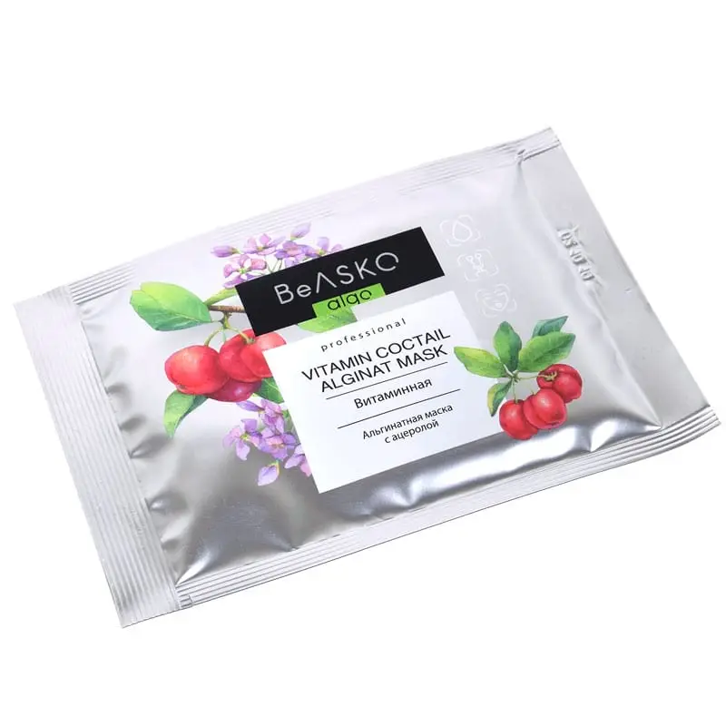 Альгинатная маска витаминная с ацеролой / Vitamin Coctail Alginate Mask, BeASKO - 30 гр Альгинатная маска витаминная с ацеролой / Vitamin Coctail Alginate Mask, BeASKO - 30 гр