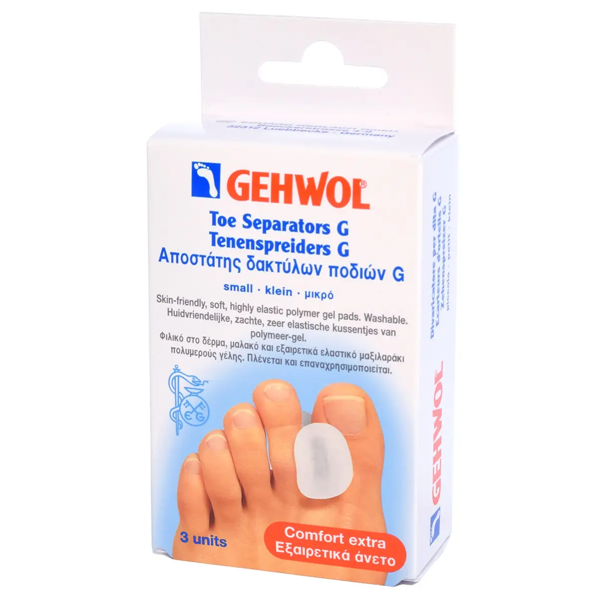 Гель-корректоры G, маленькие / Toe Separators G small, Gehwol (Геволь), 3 шт Гель-корректоры G, маленькие / Toe Separators G small, Gehwol (Геволь), 3 шт