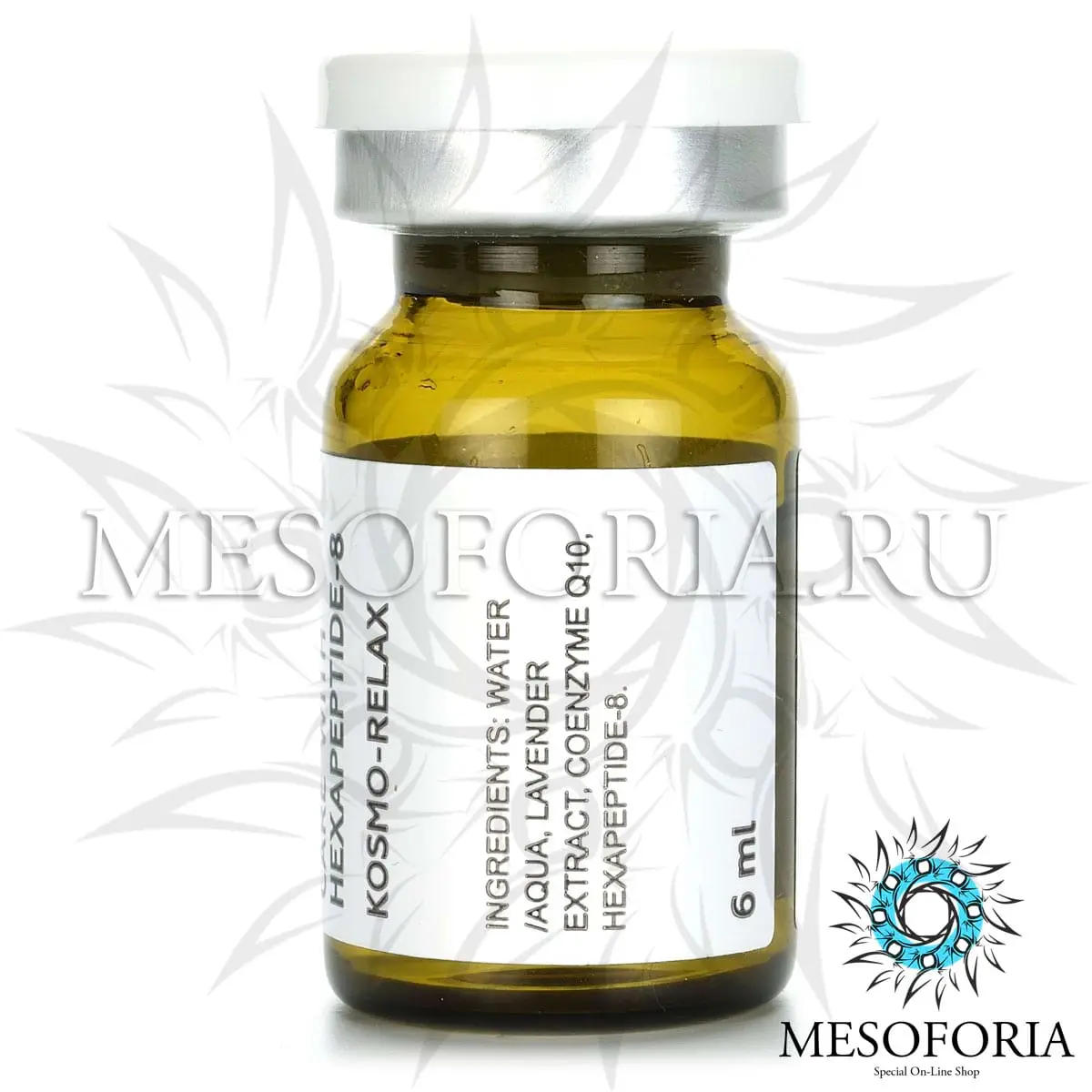 Концентрат (лифтинг, антиэйдж) с коэнзимом Q10 и гексапептидом KOSMO-RELAX для мезороллеров, Kosmoteros (Космотерос), 6 мл Концентрат (лифтинг, антиэйдж) с коэнзимом Q10 и гексапептидом KOSMO-RELAX для мезороллеров, Kosmoteros (Космотерос), 6 мл