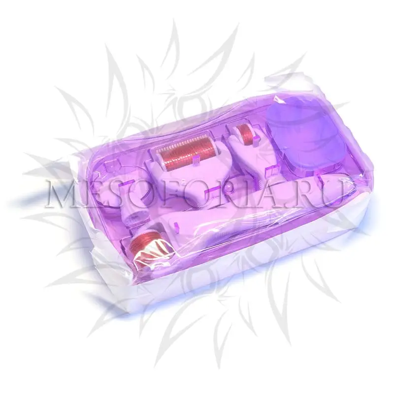 Мезороллер Dermaroller Dr.Mezo System 6 in 1 (720 игл, 1200 игл, 300 игл, 12 игл)