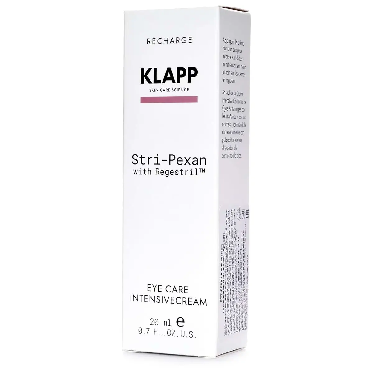 Интенсивный крем для век / Eye Care Intensive Cream, Stri-Pexan, Klapp (Клапп) - 20 мл