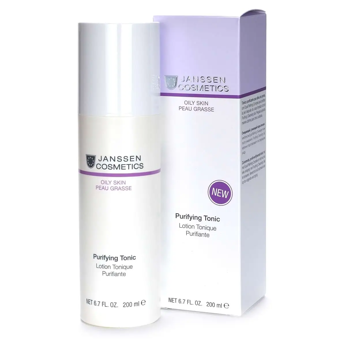 Очищающий и сужающий поры тоник / Purifying Tonic, Oily Skin, Janssen Cosmetics (Янсен косметика), 200 мл Очищающий и сужающий поры тоник / Purifying Tonic, Oily Skin, Janssen Cosmetics (Янсен косметика), 200 мл