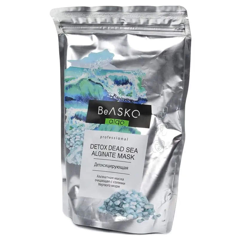Альгинатная маска детоксицирующая и очищающая с солями Мертвого моря / Detox Dead Sea Alginate Mask, BeASKO - 350 гр
