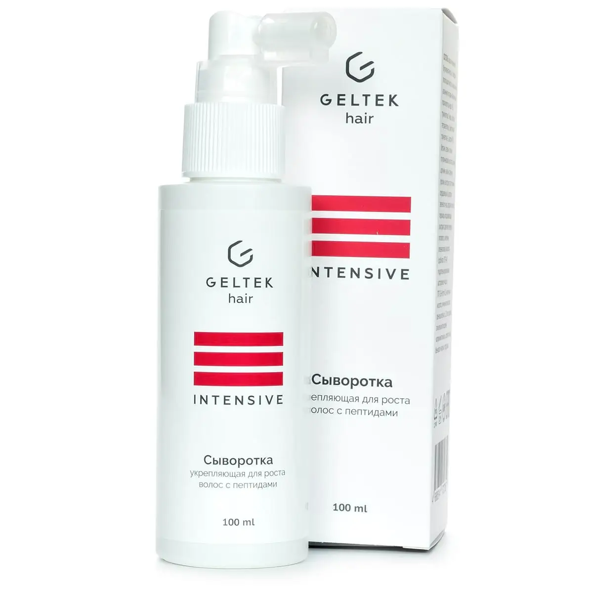 Сыворотка укрепляющая для роста волос с пептидами Geltek (Гельтек) - 100 мл