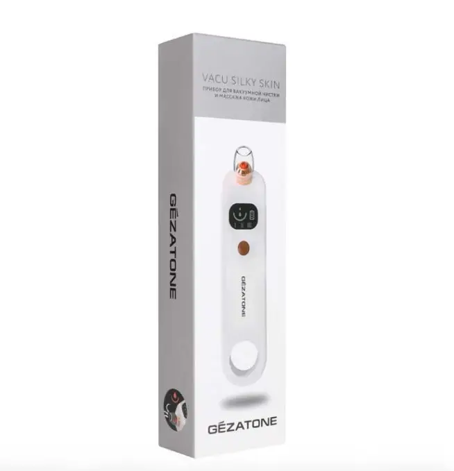 Аппарат для вакуумной чистки кожи лица Vacu Silky Skin, Gezatone (Гезатон, Жезатон)