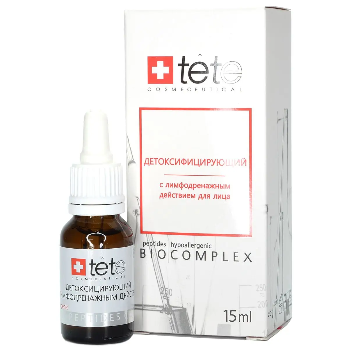Биокомплекс Tete детоксифицирующий с лимфодренажным действием, 15 мл