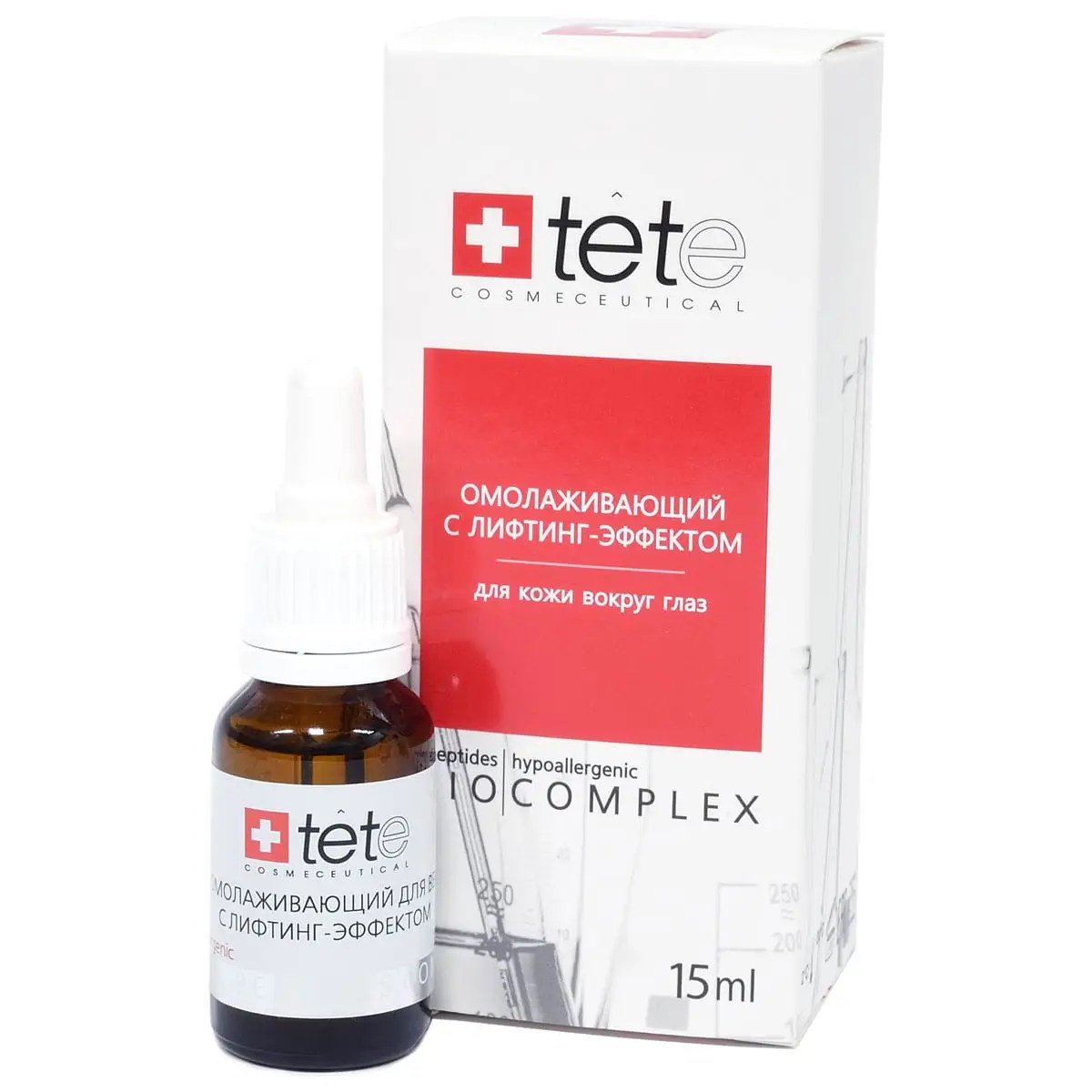 Омолаживающий биокомплекс Tete для век с лифтинг-эффектом, 15 мл