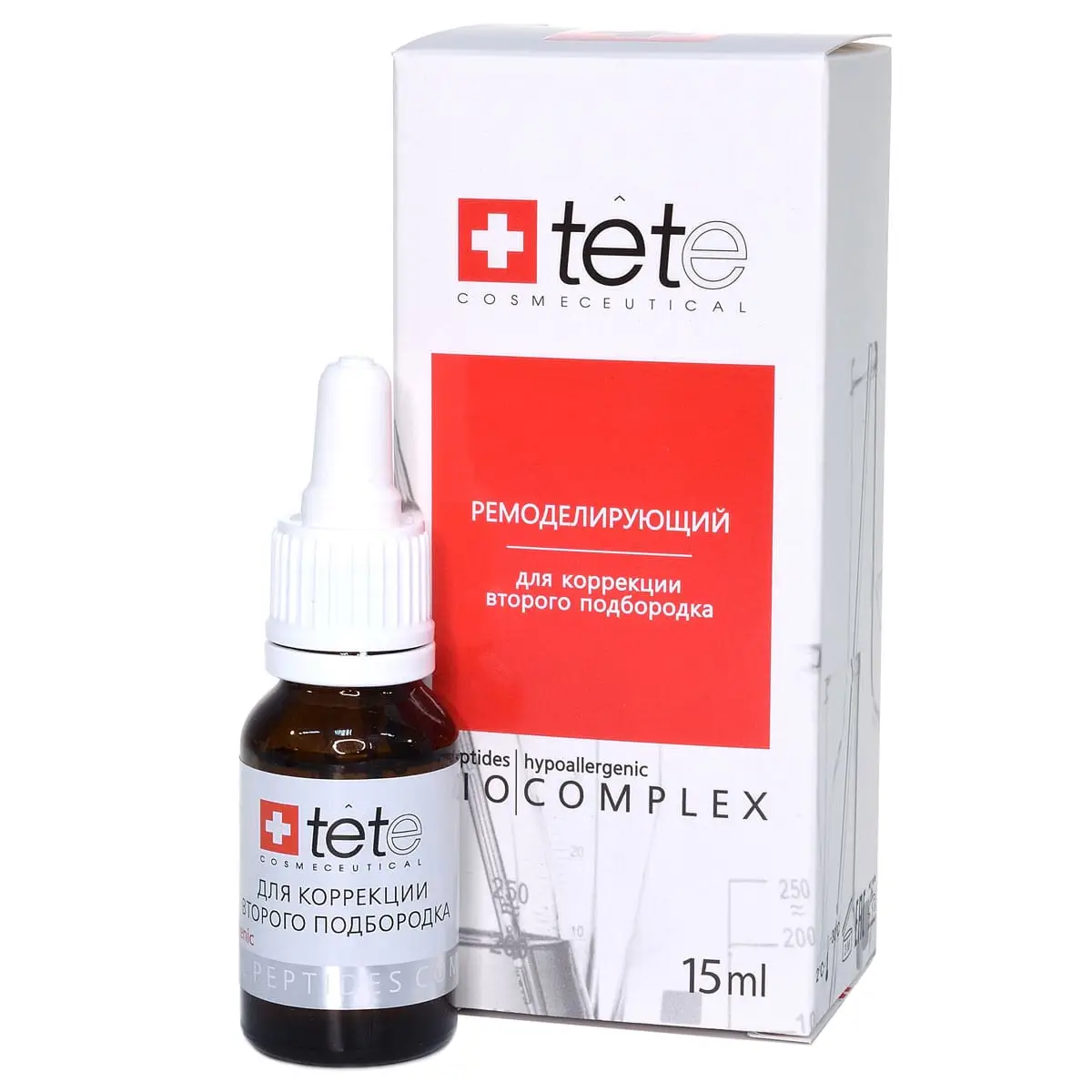 Биокомплекс Tete для коррекции второго подбородка, 15 мл Биокомплекс Tete для коррекции второго подбородка, 15 мл