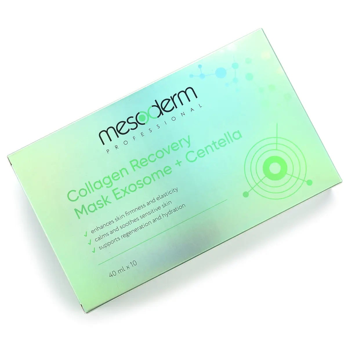 Коллагеновая маска глубокое восстановление / Mask «Exosomes + Centella», Mesoderm (Мезодерм), 40 мл х 10 шт