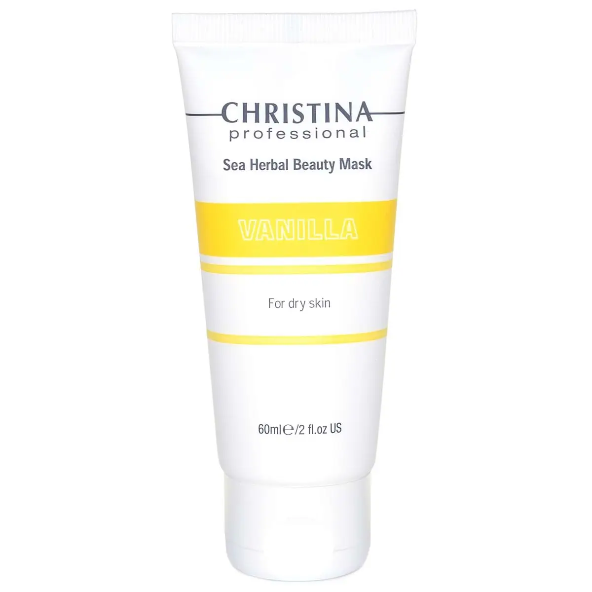 Маска красоты на основе морских трав для сухой кожи «Ваниль» / Sea Herbal Beauty Mask Vanilla For Dry Skin, Christina (Кристина) - 60 мл