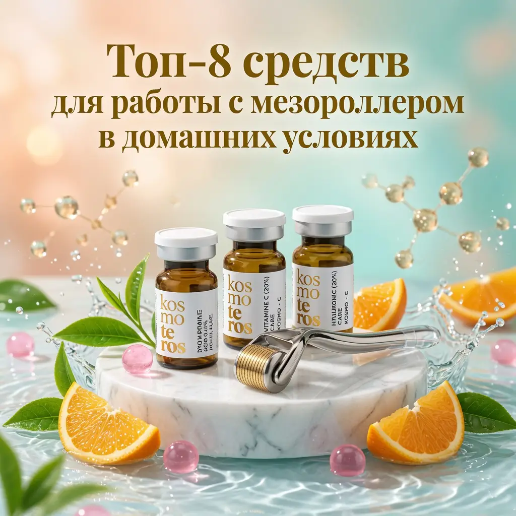 Топ-8 средств для работы с мезороллером в домашних условиях