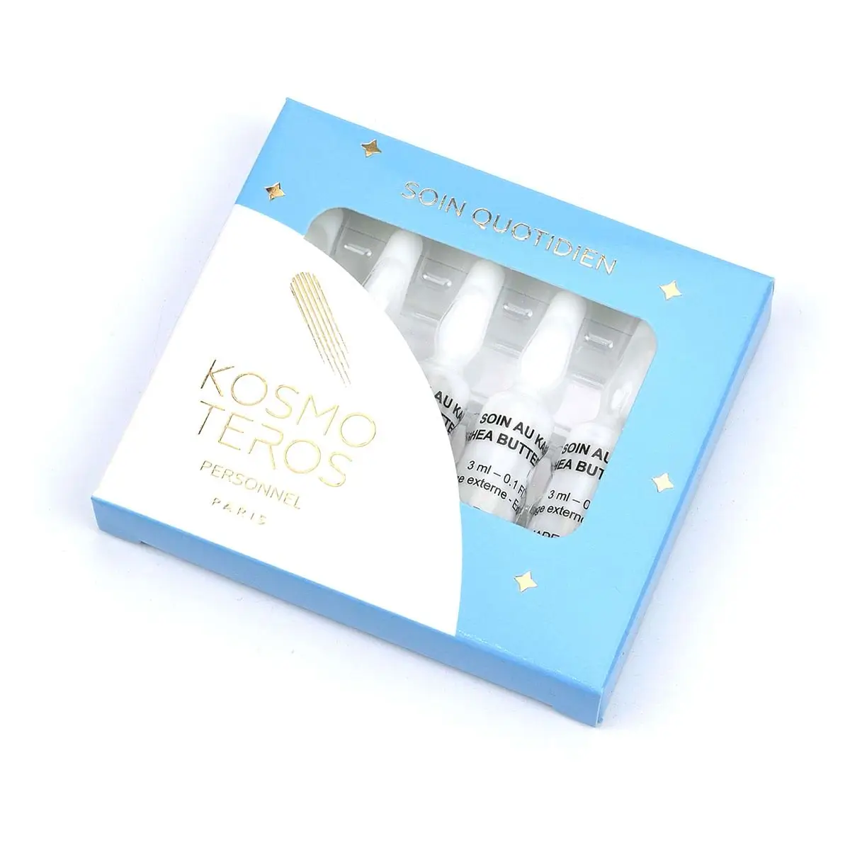 Ревитализирующая сыворотка с пептидами голубой лилии и маслом карите Kosmoteros (Космотерос), 5 амп х 3 мл