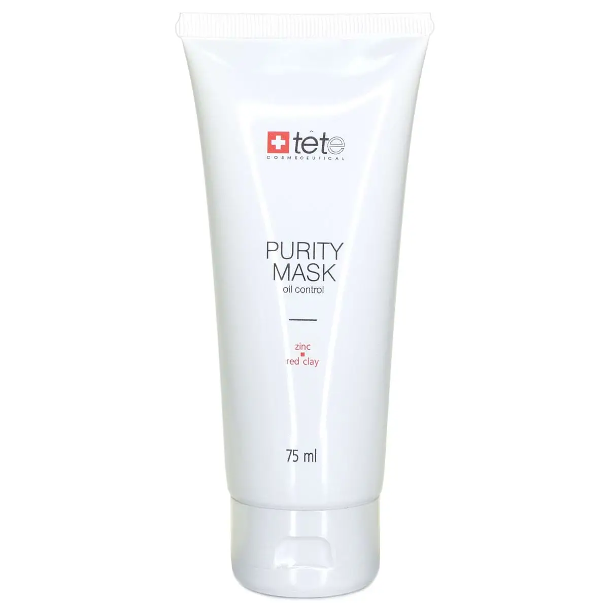 Себорегулирующая очищающая маска с цинком и красной глиной / Purity Mask Oil Control, Tete Cosmeceutical - 75 мл Себорегулирующая очищающая маска с цинком и красной глиной / Purity Mask Oil Control, Tete Cosmeceutical - 75 мл