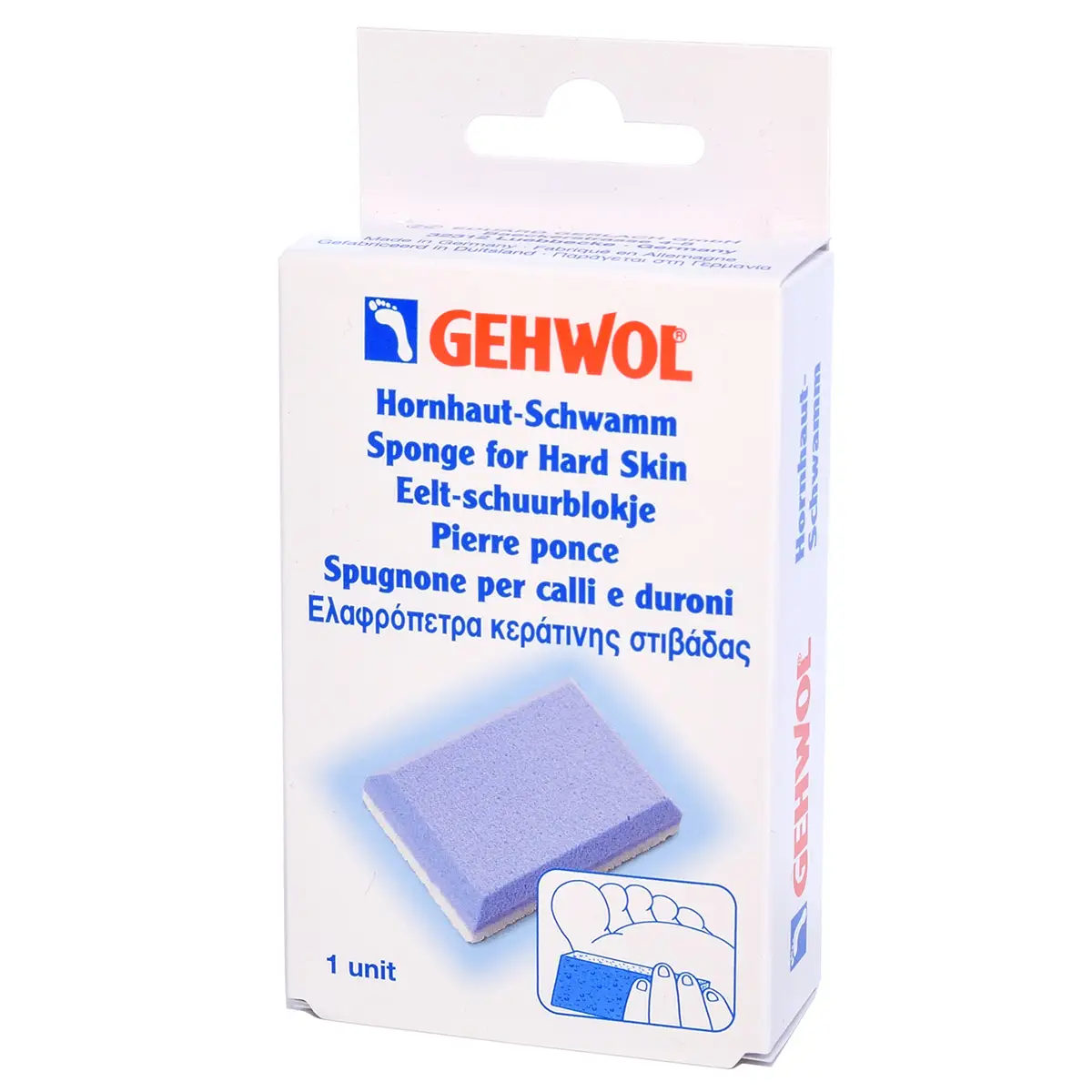 Пемза для загрубевшей кожи / Hornhaut-schwamm, Gehwol (Геволь), 1 шт Пемза для загрубевшей кожи / Hornhaut-schwamm, Gehwol (Геволь), 1 шт