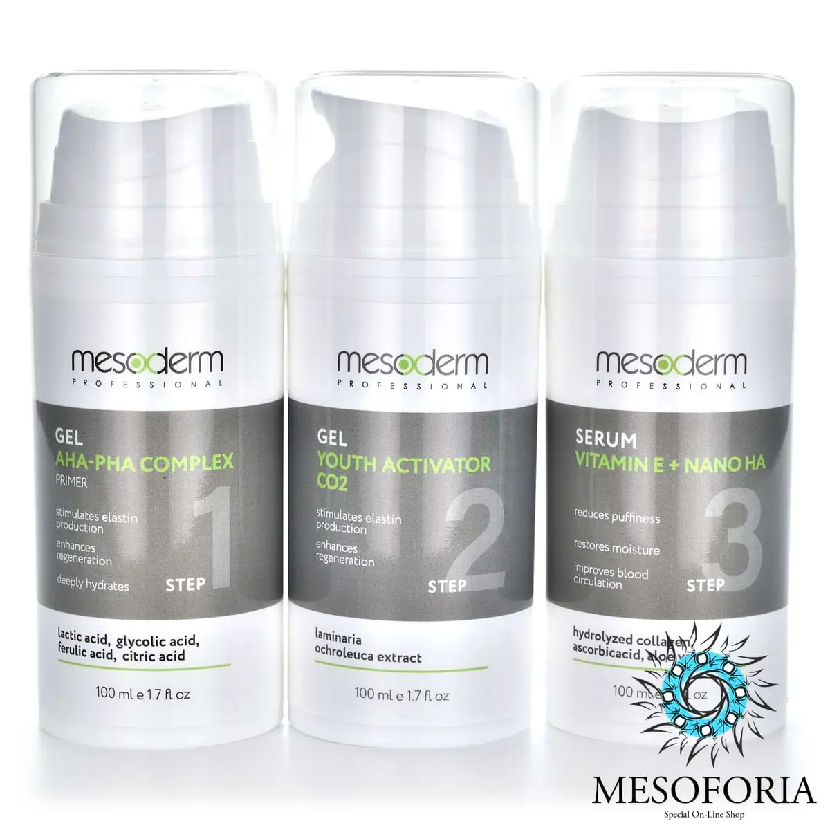 Набор «3D Complex Therapy AHA + CO2», Mesoderm (Мезодерм)