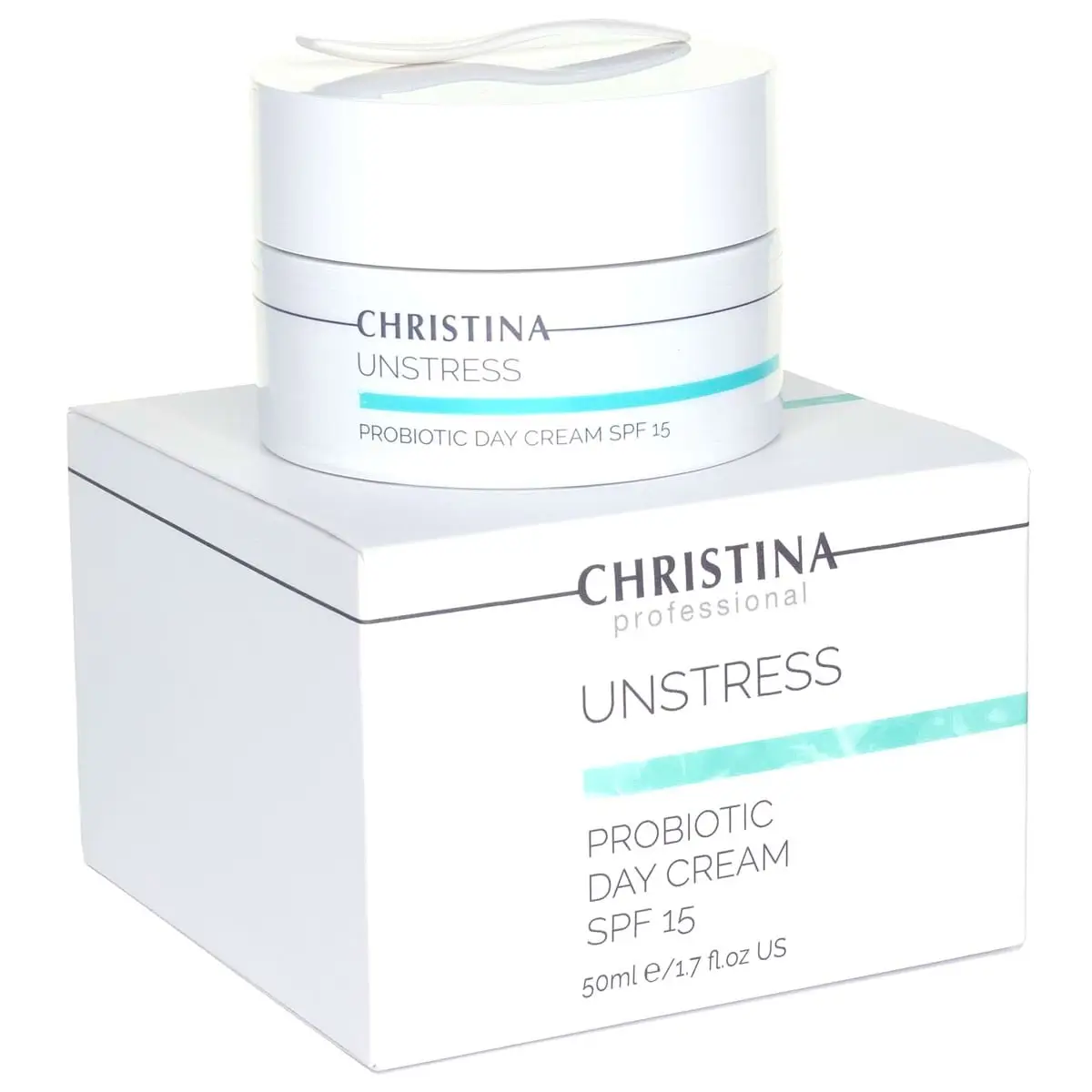 Дневной крем с пробиотическим действием СПФ 15 / Probiotic Day Cream SPF 15, Unstress, Christina (Кристина) - 50 мл Дневной крем с пробиотическим действием СПФ 15 / Probiotic Day Cream SPF 15, Unstress, Christina (Кристина) - 50 мл
